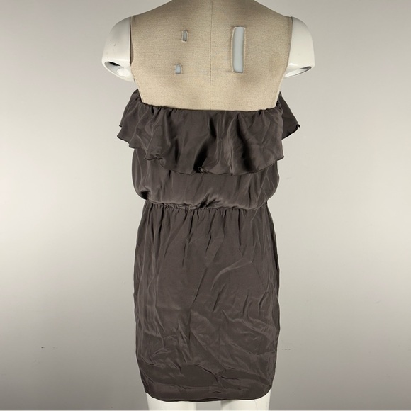 ❤️ Amanda Uprichard Strapless Charcoal Dress - Picture 4 of 10